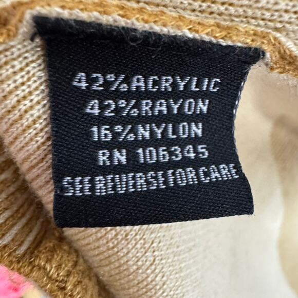 Prestige Original Medusa Embroidered Zip Sweater Jacket XL Gold Baroque - Picture 7 of 9